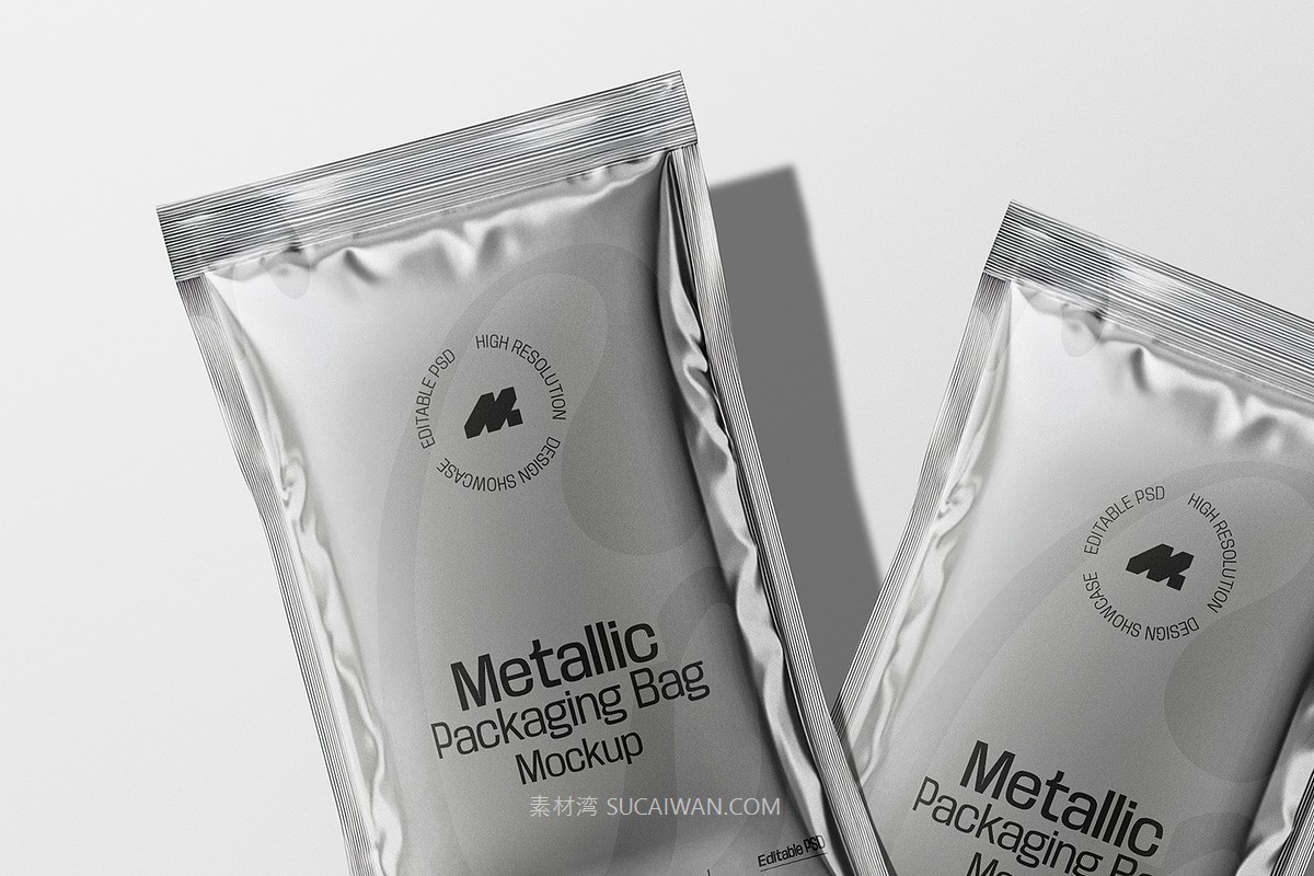 5款逼真金属质感食品咖啡酱料包装袋设计展示PSD样机模板素材 Packaging Metallic Sachet Mockup 样机素材 第11张-素材湾丨精选海外优质设计素材资源 5款逼真金属质感食品咖啡酱料包装袋设计展示PSD样机模板素材 Packaging Metallic Sachet Mockup 样机素材 sucaiwan.com