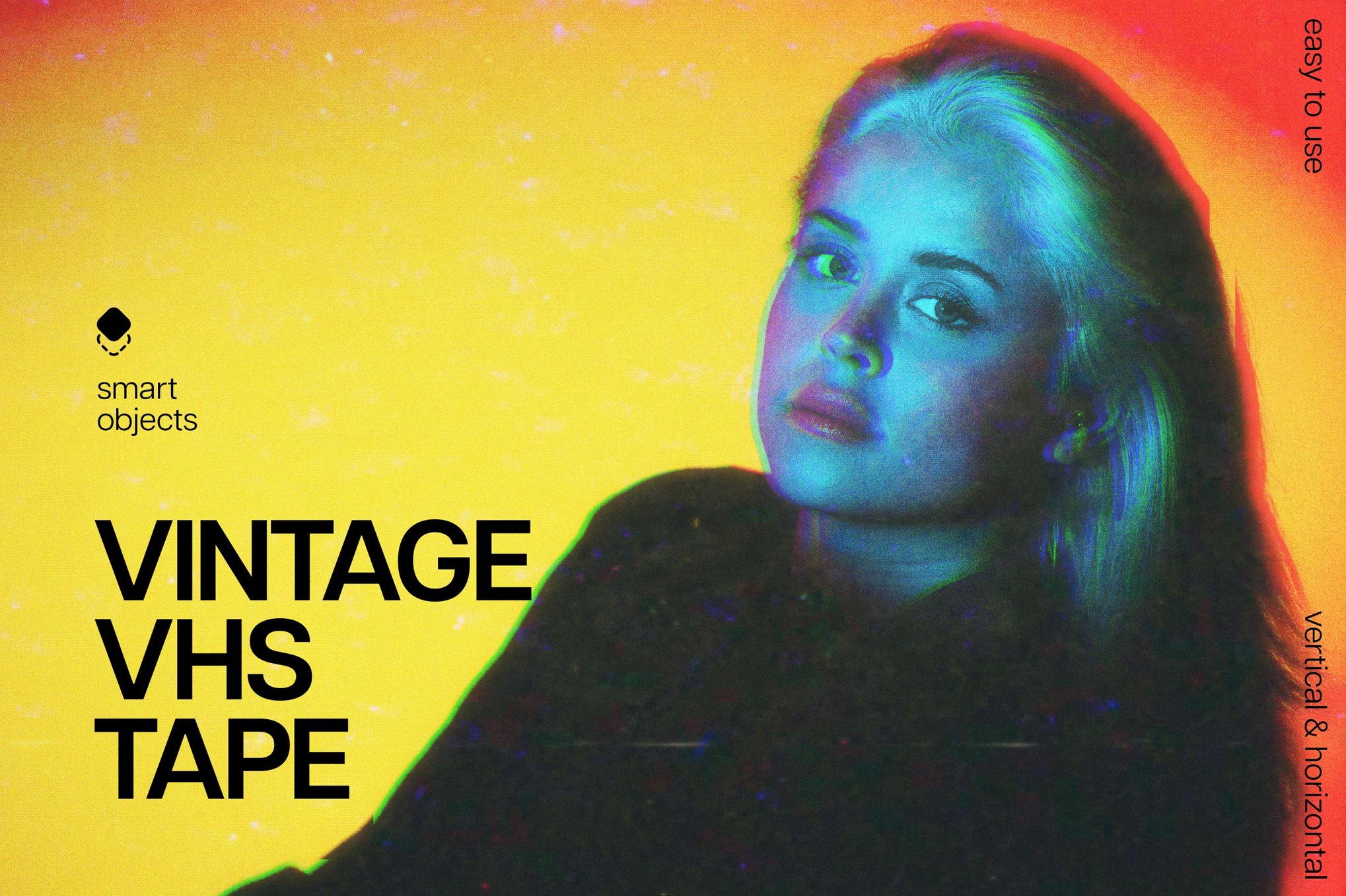 复古故障模糊照片效果ps特效滤镜样机 Vintage VHS Tape Template 插件预设 第1张-素材湾丨精选海外优质设计素材资源 复古故障模糊照片效果ps特效滤镜样机 Vintage VHS Tape Template 插件预设 sucaiwan.com