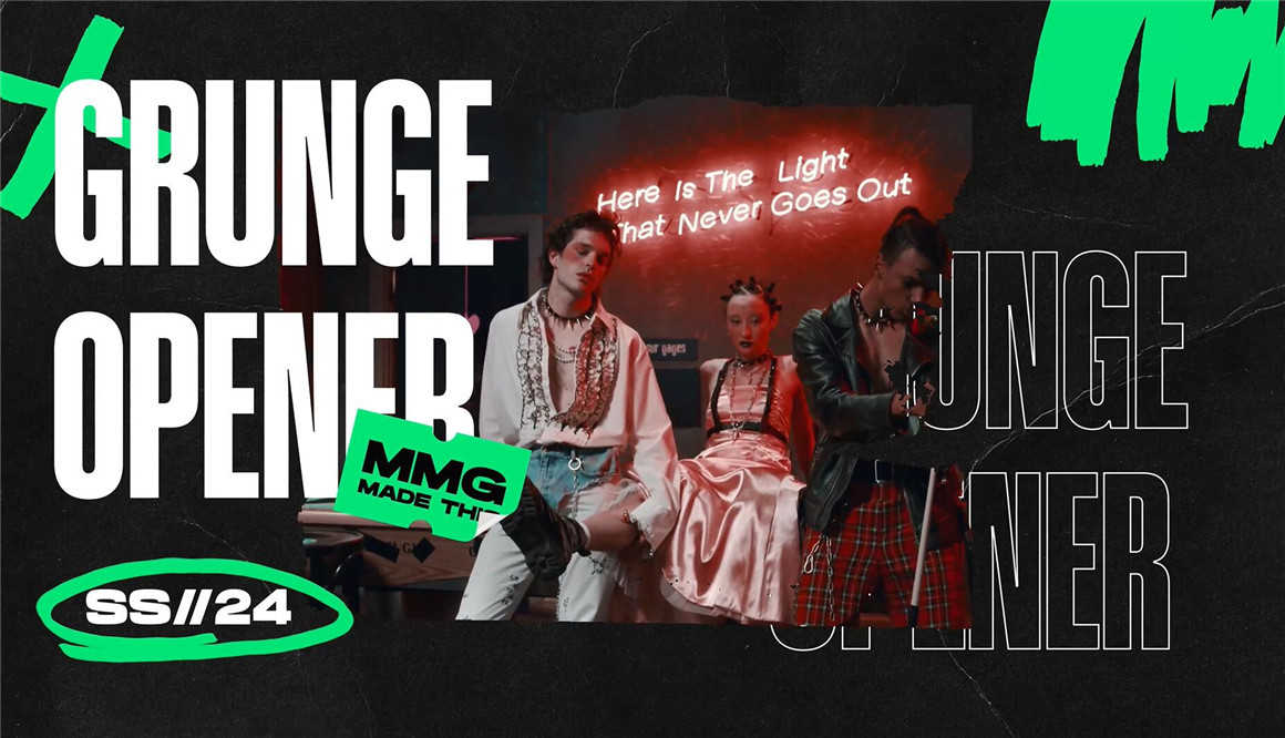 AE模板：大胆情绪快节拍垃圾摇滚夜店音乐派对文字排版视频开场片头 , sucaiwan.com