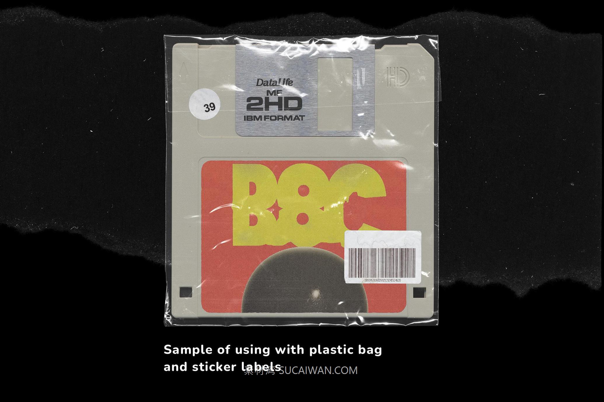 Floppy Disk Cover Mockup Pack 复古怀旧科技塑料袋贴纸标签地下摇滚风PNG免抠图PS设计素材 图片素材 第6张-素材湾丨精选海外优质设计素材资源 Floppy Disk Cover Mockup Pack 复古怀旧科技塑料袋贴纸标签地下摇滚风PNG免抠图PS设计素材 图片素材 sucaiwan.com