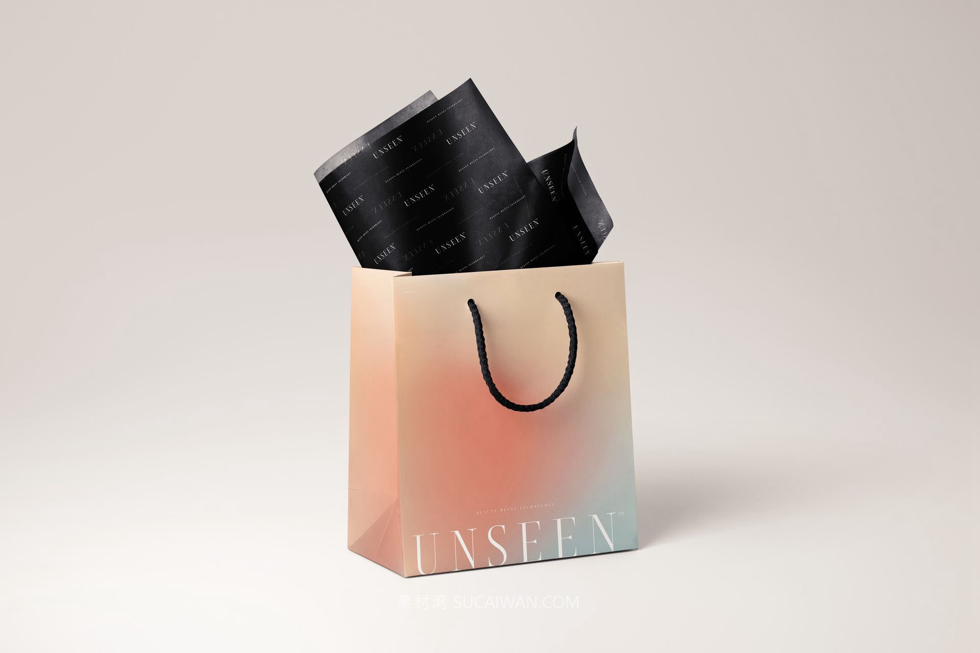 9款高级礼品包装纸装饰纸手提袋设计展示PSD样机效果图模板 Tissue Paper in Gift Bag Mockup by creatsy 样机素材 第11张-素材湾丨精选海外优质设计素材资源 9款高级礼品包装纸装饰纸手提袋设计展示PSD样机效果图模板 Tissue Paper in Gift Bag Mockup by creatsy 样机素材 sucaiwan.com