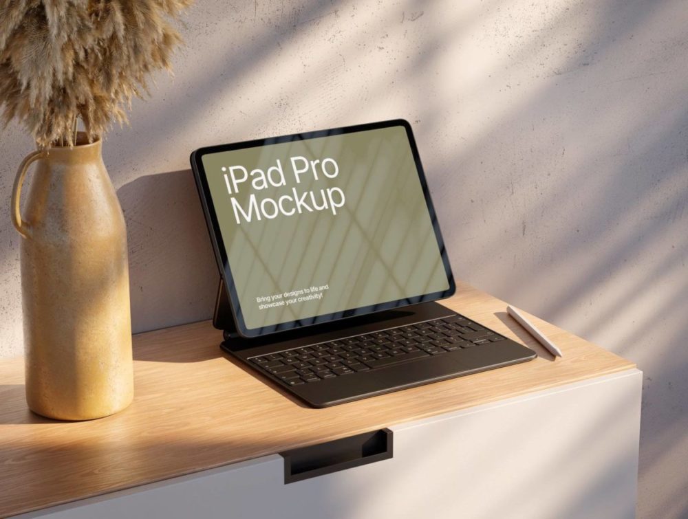 3款北欧风UI作品集界面广告设计iPhone手机iPad平板MacBook电脑展示PSD样机模板 Soft Light Tech Display Mockups 样机素材 sucaiwan.com