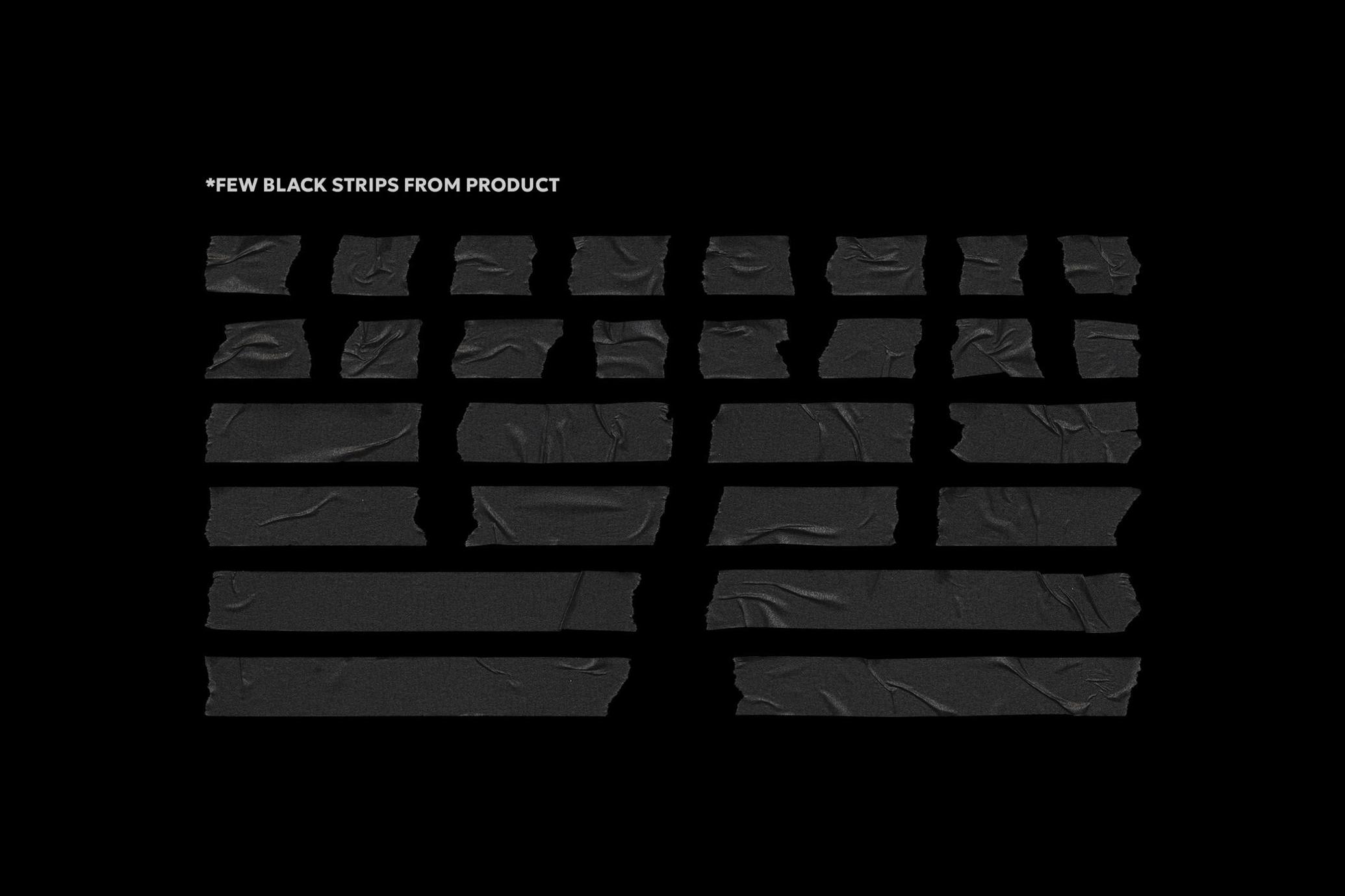 129个复古潮流皱褶撕裂粗糙黑白胶带系列拼贴艺术海报视频封面设计PNG透明贴纸 Black & White Duct Tape Strips , 第6张-素材湾丨精选海外优质设计素材资源 129个复古潮流皱褶撕裂粗糙黑白胶带系列拼贴艺术海报视频封面设计PNG透明贴纸 Black & White Duct Tape Strips , sucaiwan.com