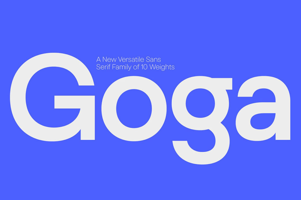 国外前卫几何风品牌徽标logo设计西文ps无衬线英文字体安装包 Myfonts – Goga Font Family 设计素材 第1张-素材湾丨精选海外优质设计素材资源 国外前卫几何风品牌徽标logo设计西文ps无衬线英文字体安装包 Myfonts – Goga Font Family 设计素材 sucaiwan.com