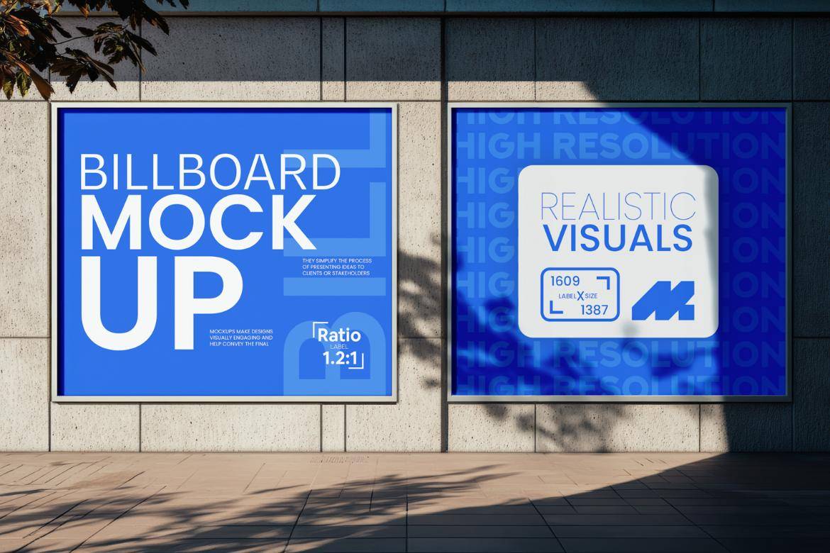 逼真城市街边大型广告牌品牌海报设计展示效果图PSD样机模板 City Billboard PSD Mockup 样机素材 第2张-素材湾丨精选海外优质设计素材资源 逼真城市街边大型广告牌品牌海报设计展示效果图PSD样机模板 City Billboard PSD Mockup 样机素材 sucaiwan.com