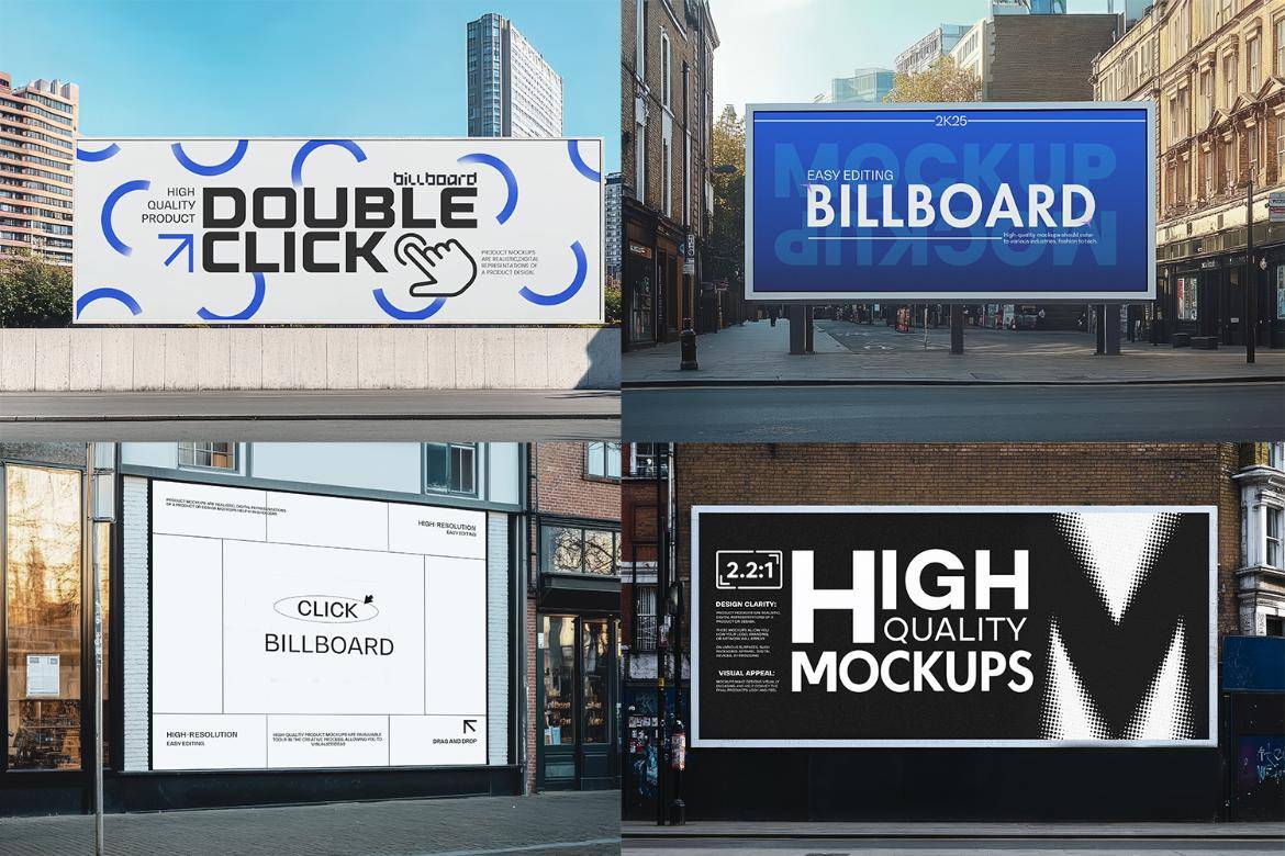 逼真城市街边大型广告牌品牌海报设计展示效果图PSD样机模板 City Billboard PSD Mockup 样机素材 第9张-素材湾丨精选海外优质设计素材资源 逼真城市街边大型广告牌品牌海报设计展示效果图PSD样机模板 City Billboard PSD Mockup 样机素材 sucaiwan.com