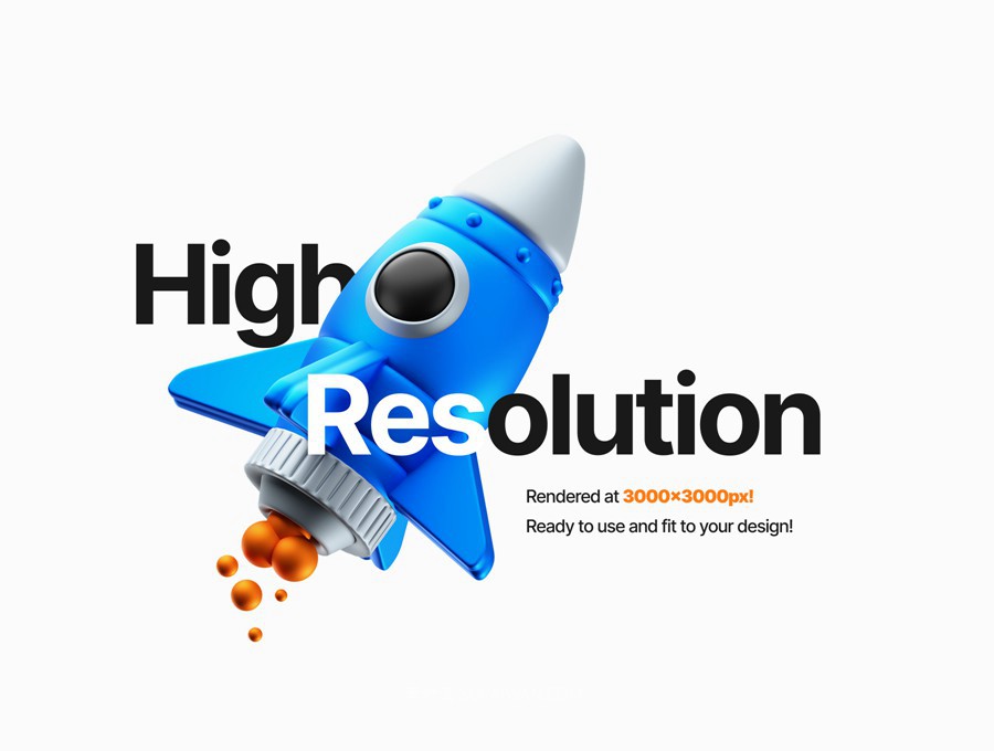 20款金融业务业绩数据3D立体图标Icons设计PNG/Blender/OBJ格式素材 Professional Business 3D Icons Pack 图标素材 sucaiwan.com