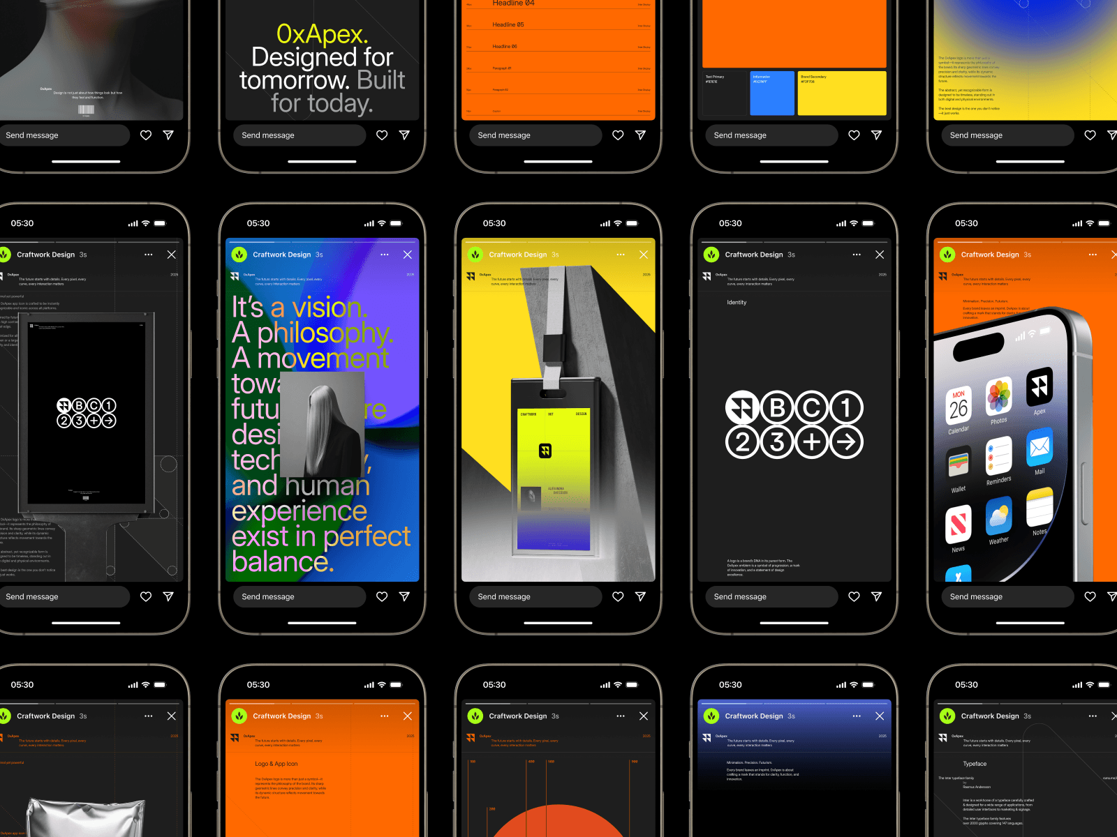 Social Media Template Vol.01 高端ins风社交媒体公众号推文电商海报设计figma模板素材 幻灯图表 sucaiwan.com