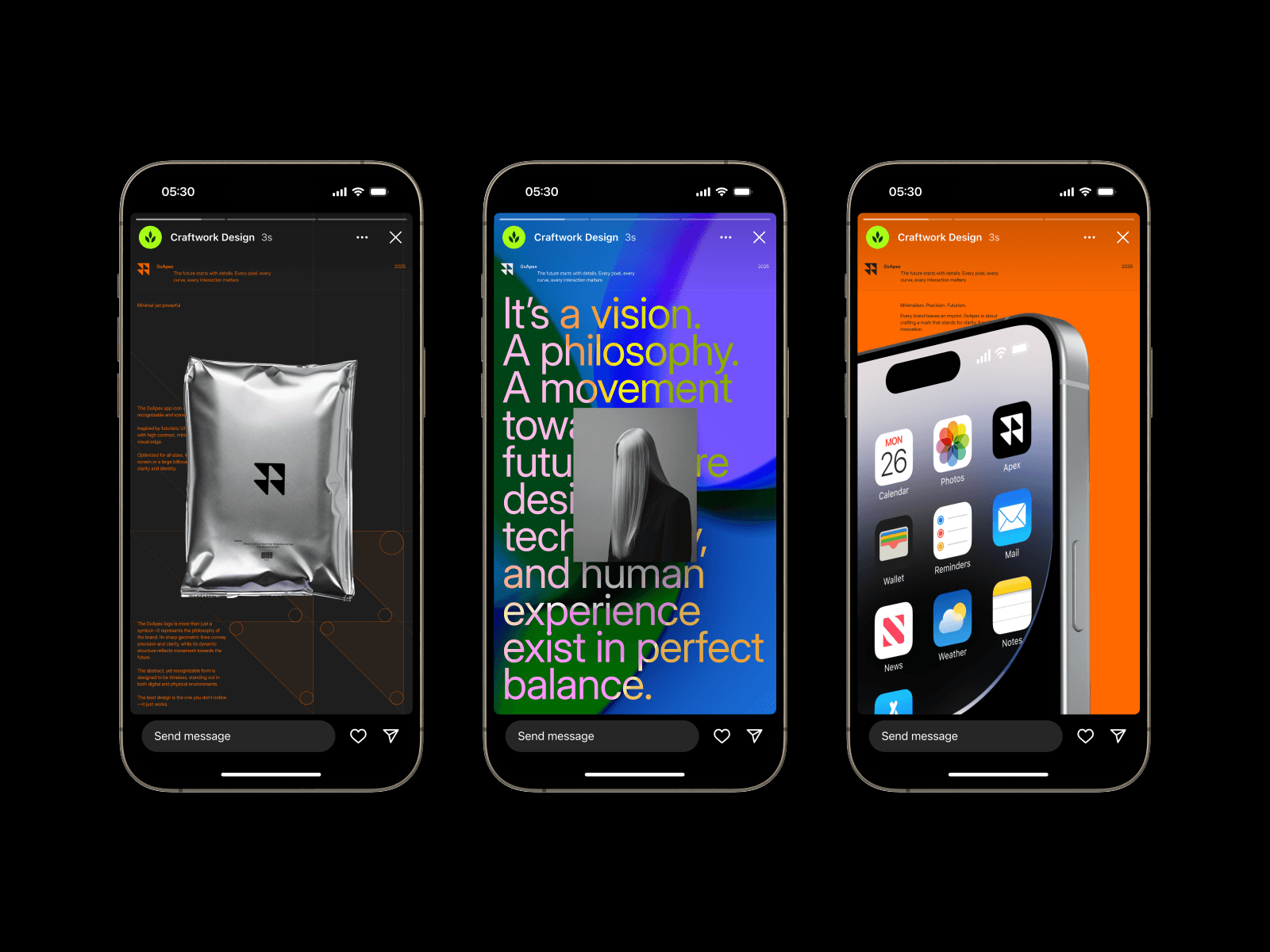 Social Media Template Vol.01 高端ins风社交媒体公众号推文电商海报设计figma模板素材 幻灯图表 sucaiwan.com