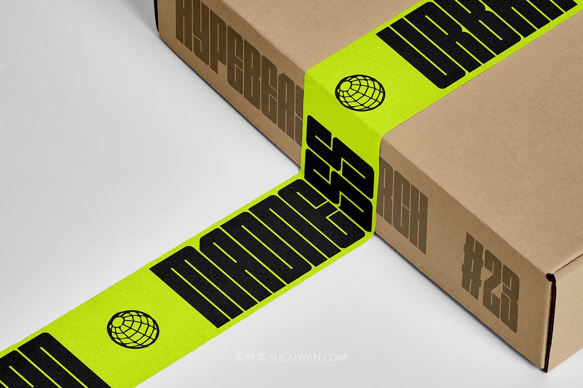 现代简约杂志海报包装网页设计无衬线英文字体安装包 Seriusans – Condensed Sans Display Font 设计素材 sucaiwan.com