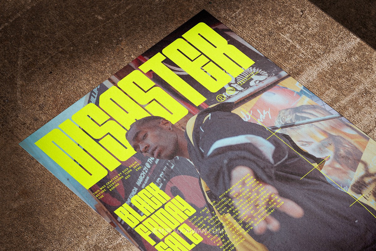 现代简约杂志海报包装网页设计无衬线英文字体安装包 Seriusans – Condensed Sans Display Font 设计素材 sucaiwan.com