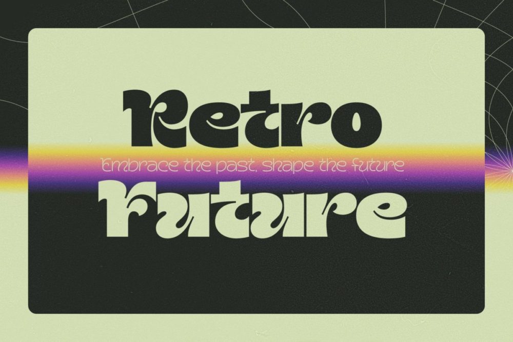 复古未来科幻酸性逆反差品牌Logo标题设计装饰英文字体安装包Gravity Shift – Variable Font Family 设计素材 sucaiwan.com