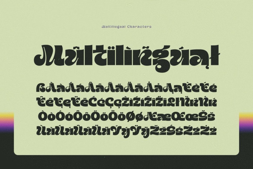 复古未来科幻酸性逆反差品牌Logo标题设计装饰英文字体安装包Gravity Shift – Variable Font Family 设计素材 sucaiwan.com