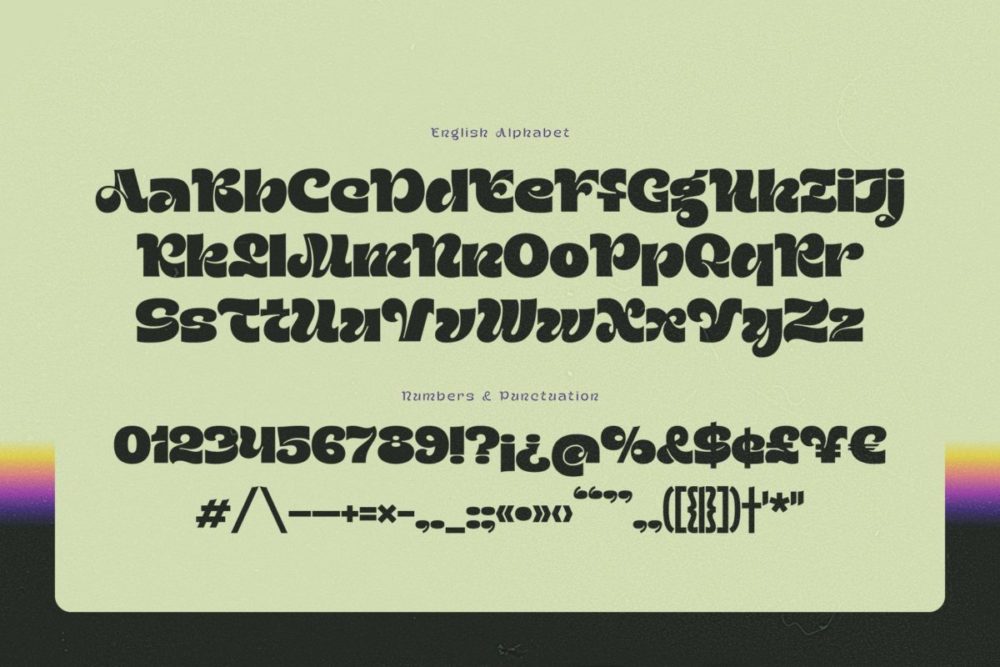 复古未来科幻酸性逆反差品牌Logo标题设计装饰英文字体安装包Gravity Shift – Variable Font Family 设计素材 sucaiwan.com