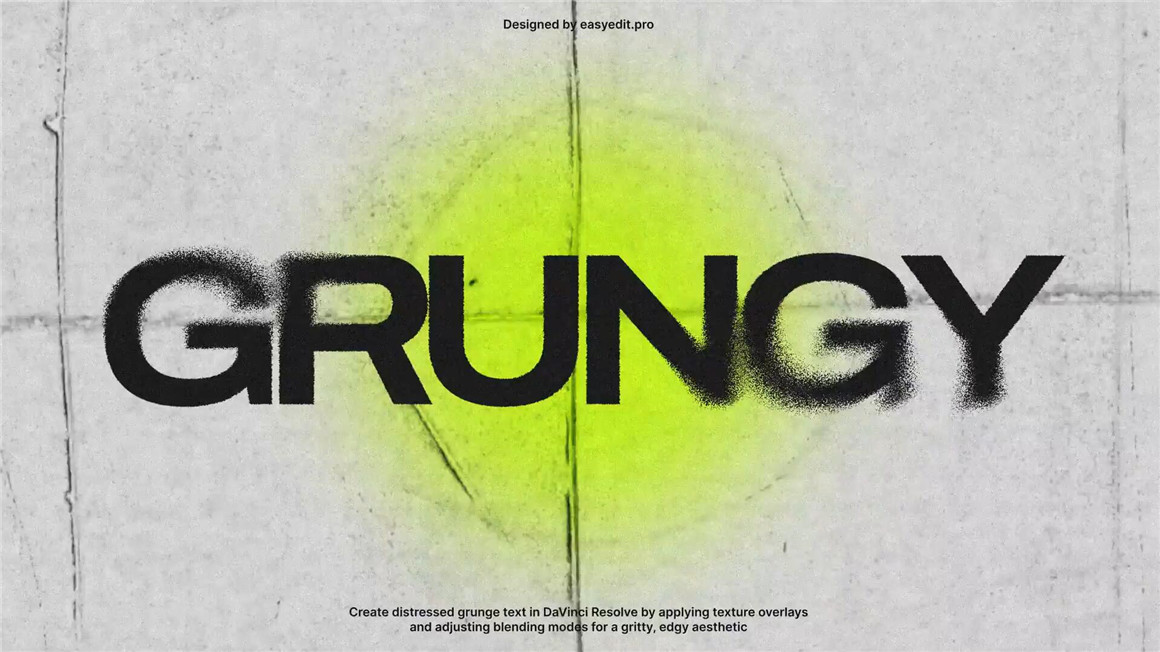 达芬奇预设：10个大胆前卫粗糙复古仿旧垃圾摇滚风格粗体排版电影文字标题动画 , sucaiwan.com