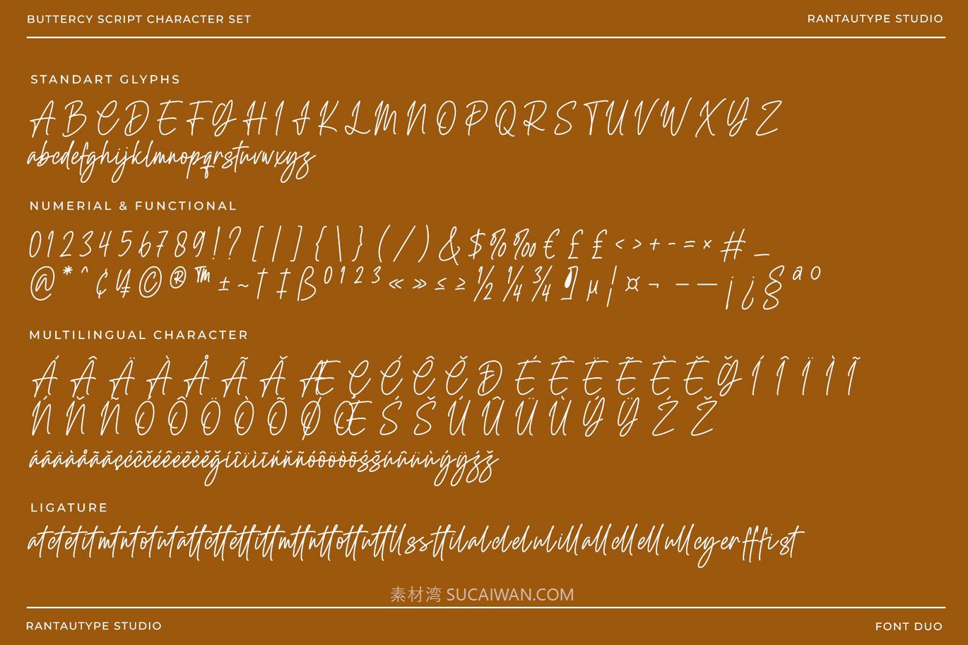 现代优雅品牌杂志广告邀请函设计衬线手写英文字体 Buttercy Font Duo 设计素材 第5张-素材湾丨精选海外优质设计素材资源 现代优雅品牌杂志广告邀请函设计衬线手写英文字体 Buttercy Font Duo 设计素材 sucaiwan.com