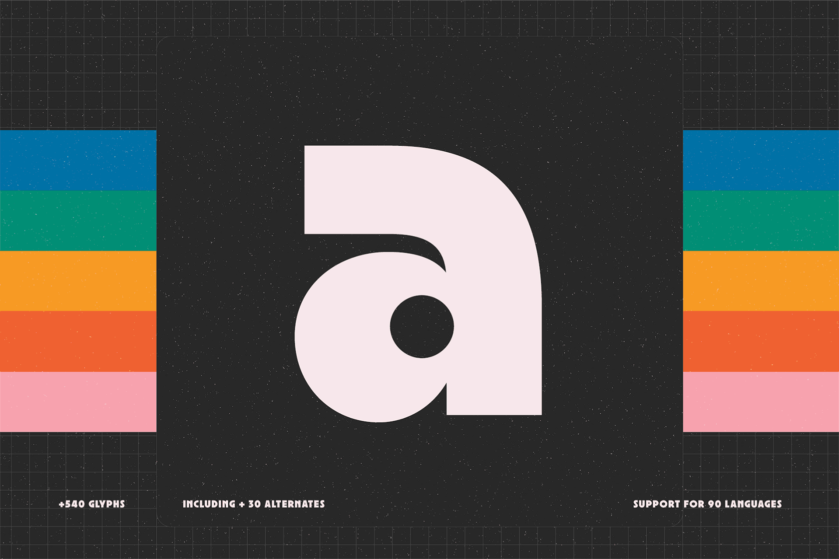 英文字体：复古无衬线现代趣味卡品牌VI应用视觉海报杂志封面字体 Joyse Font Family 设计素材 sucaiwan.com