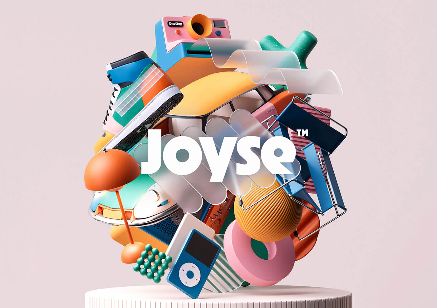 英文字体：复古无衬线现代趣味卡品牌VI应用视觉海报杂志封面字体 Joyse Font Family 设计素材 sucaiwan.com