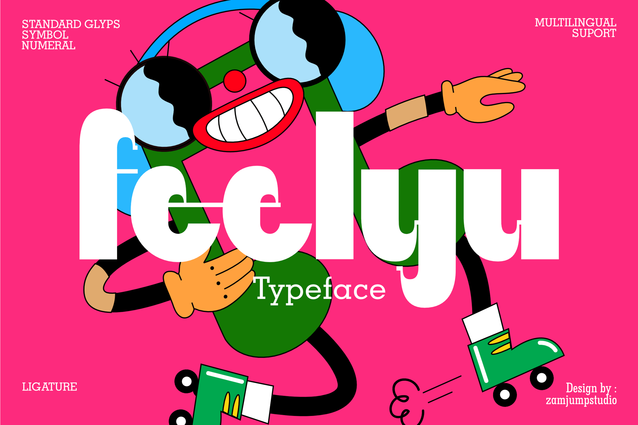 现代时尚品牌海报徽标设计无衬线英文字体安装包 Feelyu – Unique Display and Bold Typeface 设计素材 第1张-素材湾丨精选海外优质设计素材资源 现代时尚品牌海报徽标设计无衬线英文字体安装包 Feelyu – Unique Display and Bold Typeface 设计素材 sucaiwan.com