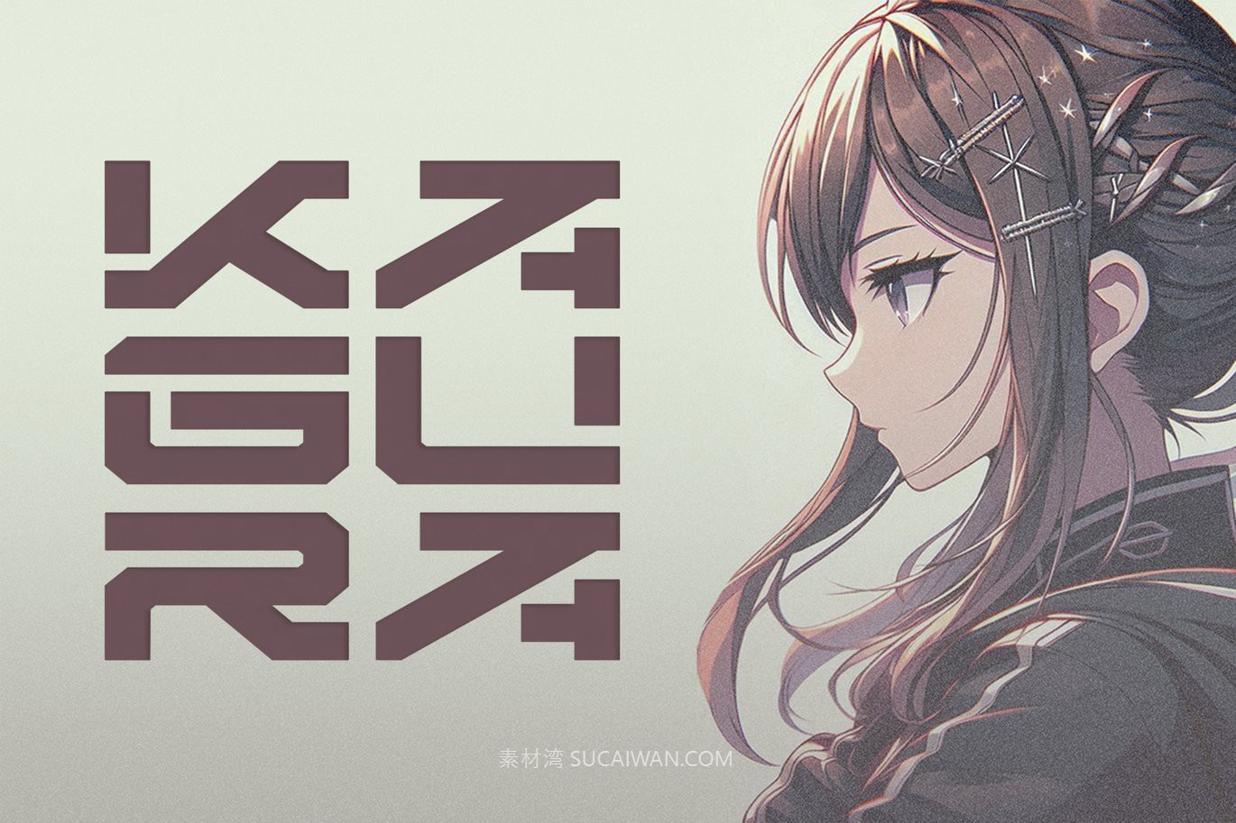 未来科幻品牌海报徽标设计无衬线英文字体 Beatrix_01 设计素材 sucaiwan.com