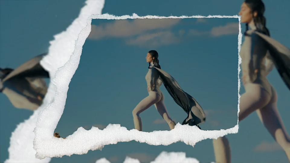 15个创意复古时尚感纸张拼贴转场过渡PR/达芬奇模板 Paper Transitions , sucaiwan.com