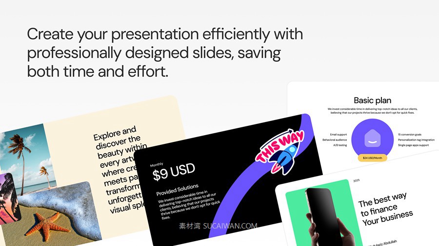 167页独特创意作品集个人简历设计图文排版幻灯片Figma/PPT/Key格式素材 SlideKit Pro: The Ultimate Presentation Toolkit , 第2张-素材湾丨精选海外优质设计素材资源 167页独特创意作品集个人简历设计图文排版幻灯片Figma/PPT/Key格式素材 SlideKit Pro: The Ultimate Presentation Toolkit , sucaiwan.com