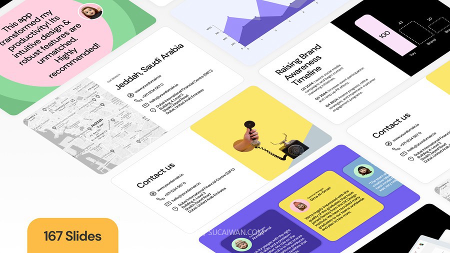 167页独特创意作品集个人简历设计图文排版幻灯片Figma/PPT/Key格式素材 SlideKit Pro: The Ultimate Presentation Toolkit , 第3张-素材湾丨精选海外优质设计素材资源 167页独特创意作品集个人简历设计图文排版幻灯片Figma/PPT/Key格式素材 SlideKit Pro: The Ultimate Presentation Toolkit , sucaiwan.com