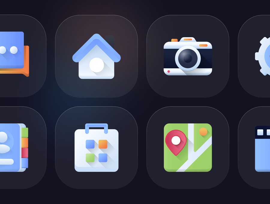 50款色彩渐变风格APP/网站界面设计矢量图标Ai/Figma/Png格式素材 Home Screen App Icon 图标素材 sucaiwan.com