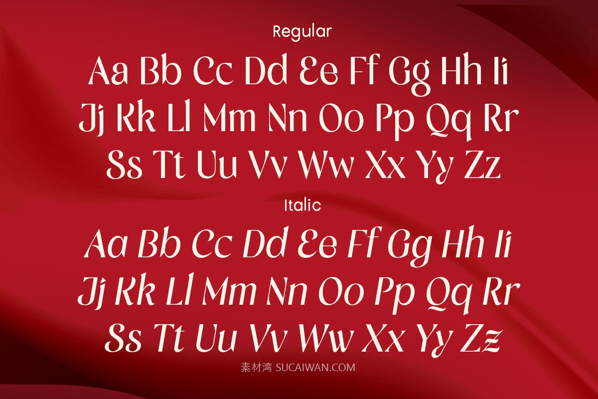 时尚优雅品牌包装婚礼请柬设计衬线英文字体安装包 Senorita – Lovely Elegant Serif Font 设计素材 sucaiwan.com