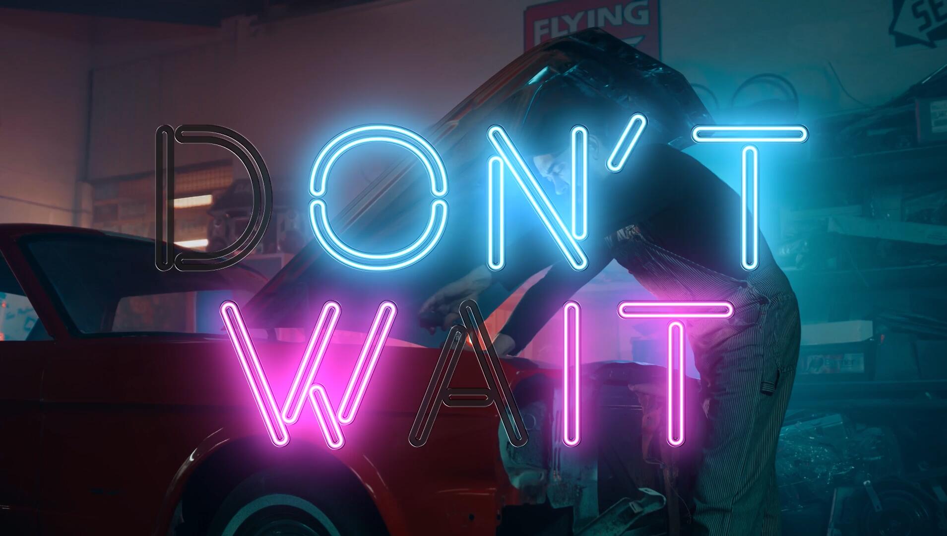 达芬奇预设：全息霓虹灯管风格文字标题光晕光芒闪烁着色效果动画包 , sucaiwan.com