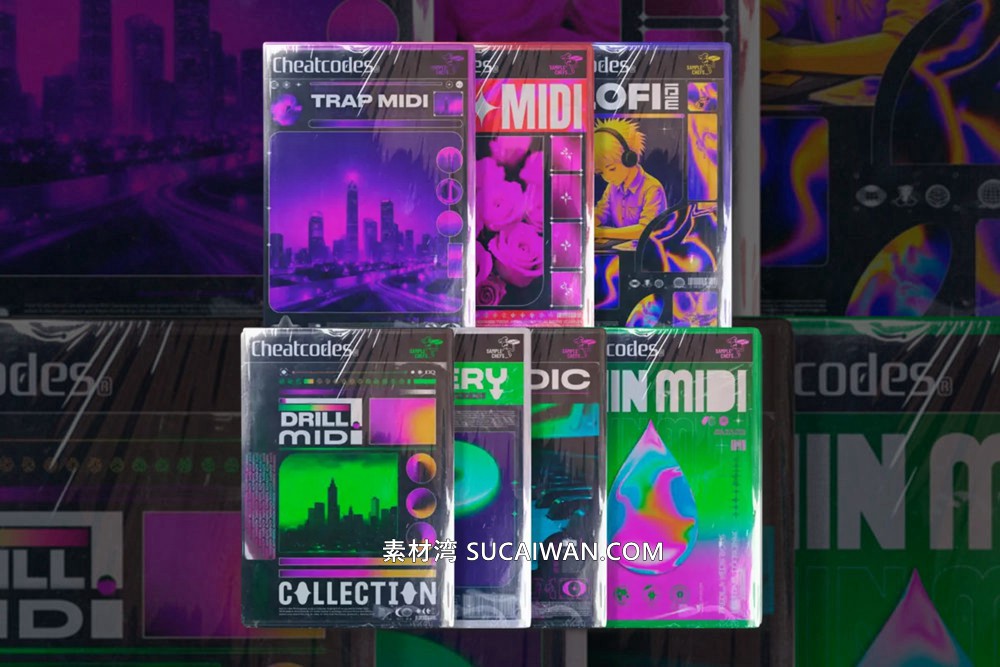 700+组嘻哈说唱风重低音架子鼓无损音效素材 Canary Julz CHEATCODES (Production Suite) 影视音频 第1张-素材湾丨精选海外优质设计素材资源 700+组嘻哈说唱风重低音架子鼓无损音效素材 Canary Julz CHEATCODES (Production Suite) 影视音频 sucaiwan.com