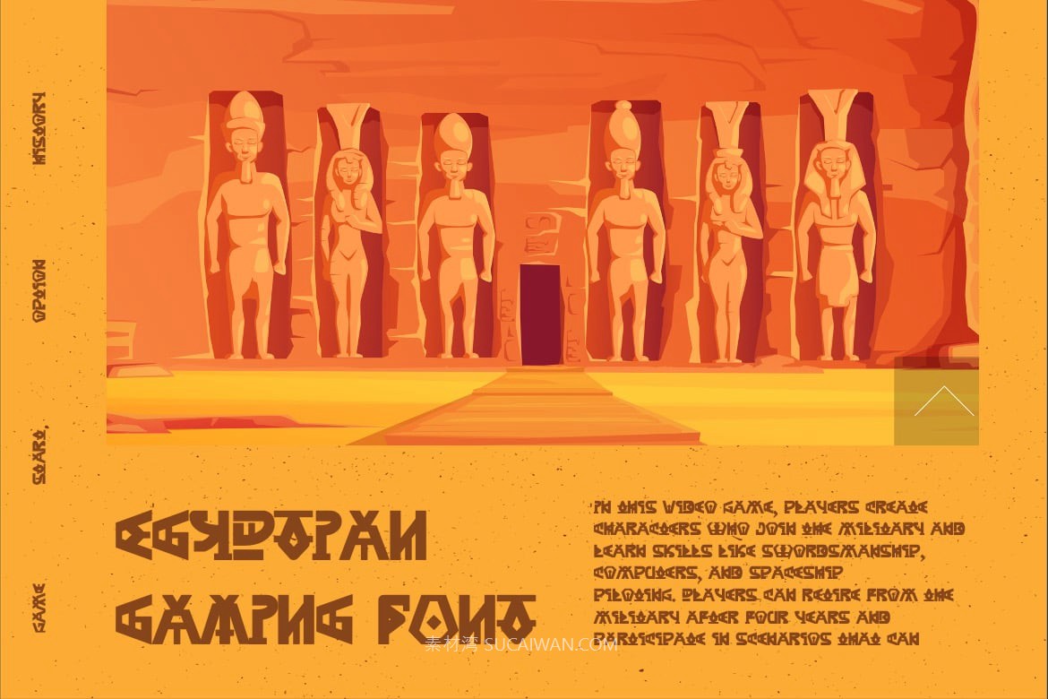 现代优雅卡通漫画风格游戏设计装饰英文字体 Axubies – Egyptian Gaming Font 设计素材 第13张-素材湾丨精选海外优质设计素材资源 现代优雅卡通漫画风格游戏设计装饰英文字体 Axubies – Egyptian Gaming Font 设计素材 sucaiwan.com