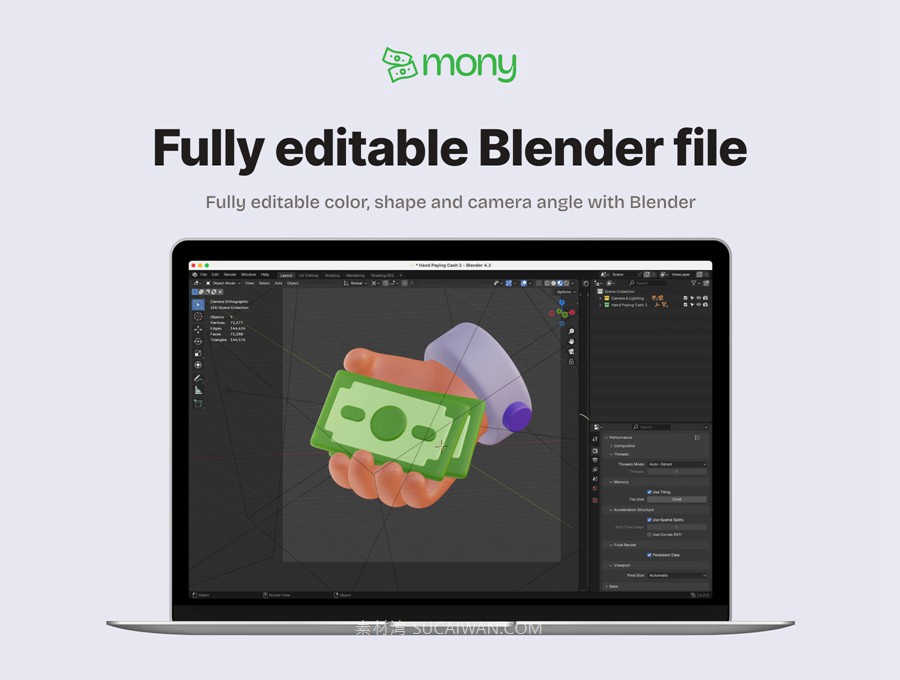 70款3D立体金融货币理财投资支付图标Icons设计Blender/Png/Obj格式素材 Mony – Finance 3D Icons , 第5张-素材湾丨精选海外优质设计素材资源 70款3D立体金融货币理财投资支付图标Icons设计Blender/Png/Obj格式素材 Mony – Finance 3D Icons , sucaiwan.com