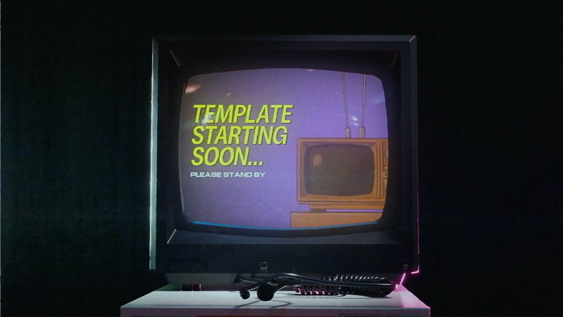 复古90年代老式电视故障效果AE模板 Rewind Reality Asset Collection , sucaiwan.com