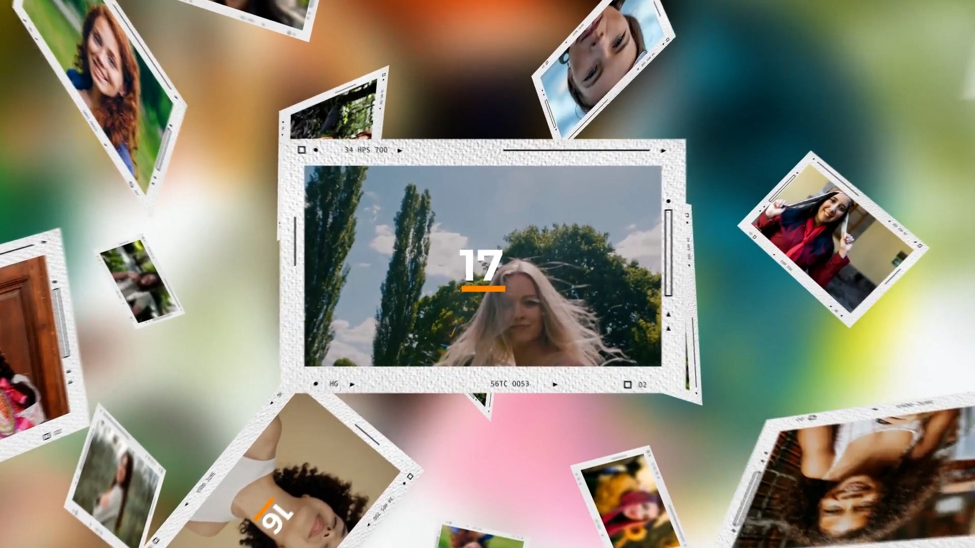 20个4K时尚简洁出色流畅照片展示相册幻灯片切换过渡AE模板 Slideshow Transitions , sucaiwan.com
