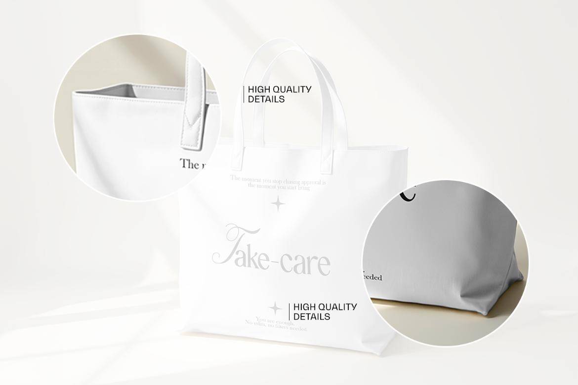 5款真实拍摄手提袋帆布袋无纺布袋Vi品牌设计贴图效果图PSD样机模板 Tote Bag Mockup , 第3张-素材湾丨精选海外优质设计素材资源 5款真实拍摄手提袋帆布袋无纺布袋Vi品牌设计贴图效果图PSD样机模板 Tote Bag Mockup , sucaiwan.com
