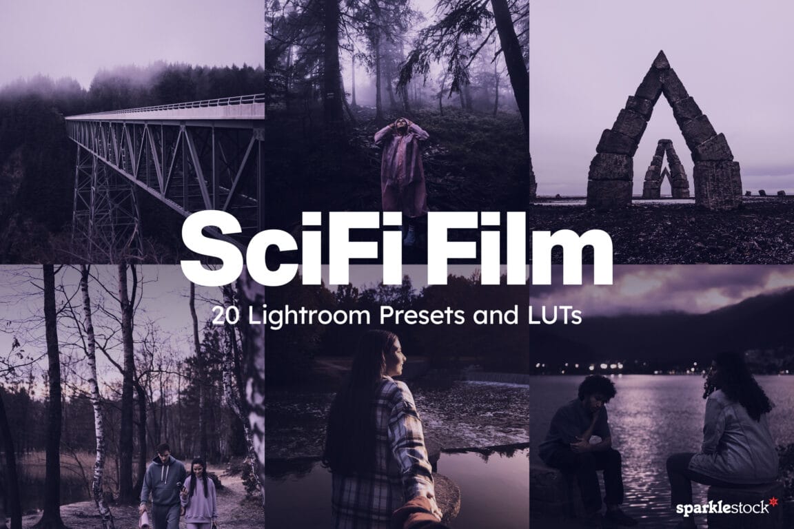 20组灰紫色调未来科幻电影摄影照片调色Lightroom&LUT预设 20 SciFi Film Lightroom Presets and LUTs , 第1张-素材湾丨精选海外优质设计素材资源 20组灰紫色调未来科幻电影摄影照片调色Lightroom&LUT预设 20 SciFi Film Lightroom Presets and LUTs , sucaiwan.com