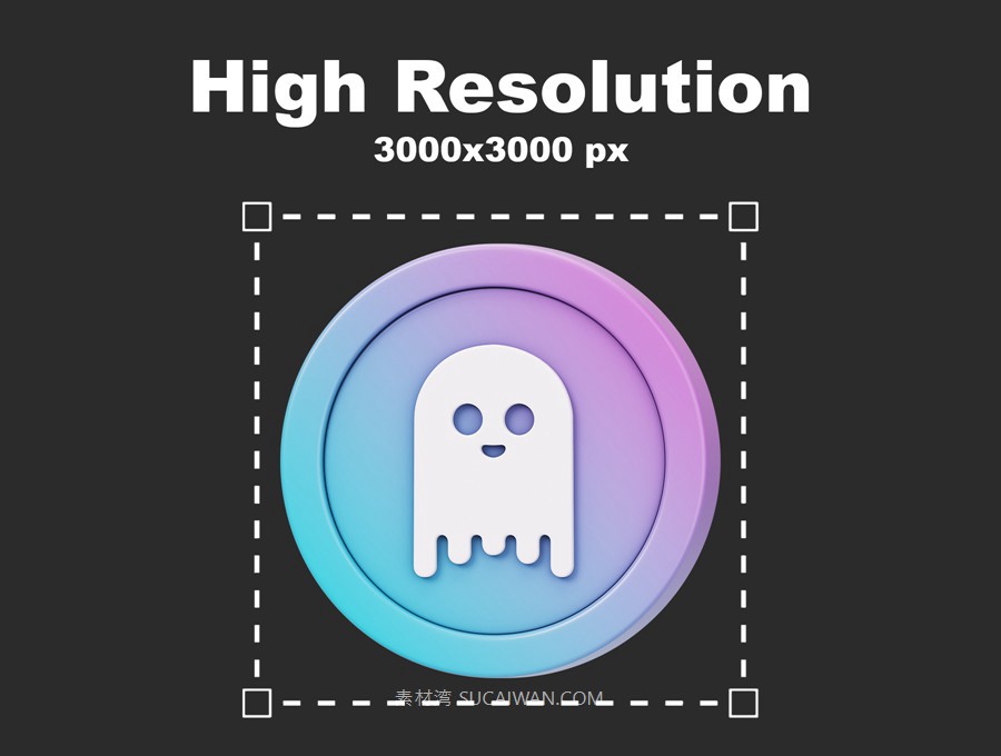 44款3D立体圆形金融加密货币图标Icons设计Blender/Fbx/Png格式素材 Crypto Coins 3D Icon Pack , 第3张-素材湾丨精选海外优质设计素材资源 44款3D立体圆形金融加密货币图标Icons设计Blender/Fbx/Png格式素材 Crypto Coins 3D Icon Pack , sucaiwan.com