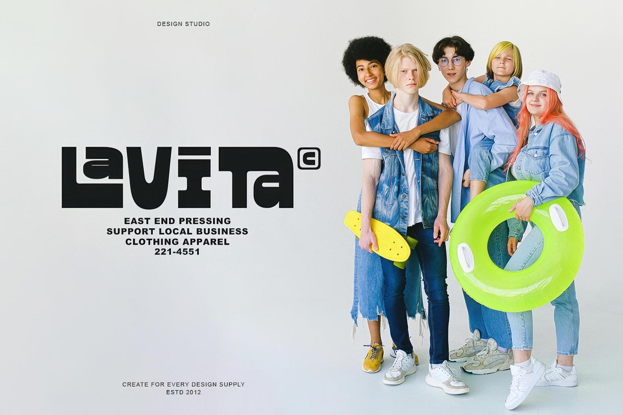 复古时尚趣味海报标题品牌产品设计包装贴纸粗体反向无衬线装饰字体 Stugard — Bold Reverse Font , sucaiwan.com