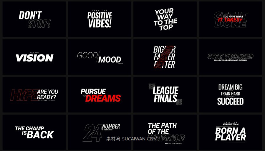 62个时尚动感运动VLOG品宣视频标题排版背景动画附加组件达芬奇预设插件 MotionVFX - mTitle Hype DVR , 第7张-素材湾丨精选海外优质设计素材资源 62个时尚动感运动VLOG品宣视频标题排版背景动画附加组件达芬奇预设插件 MotionVFX - mTitle Hype DVR , sucaiwan.com