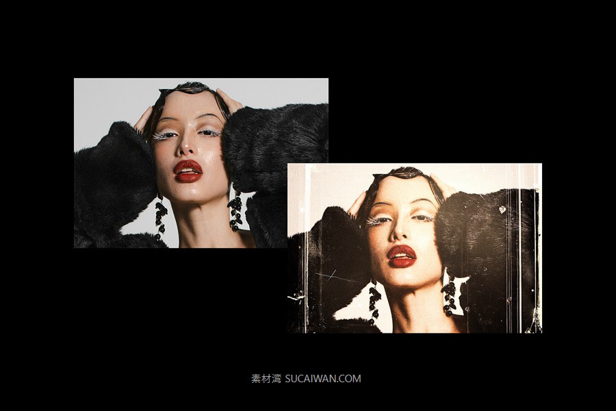 复古划痕电影照片效果ps特效滤镜样机 Retro Vibes Film Photo Effect , 第2张-素材湾丨精选海外优质设计素材资源 复古划痕电影照片效果ps特效滤镜样机 Retro Vibes Film Photo Effect , sucaiwan.com