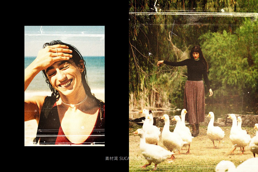 复古划痕电影照片效果ps特效滤镜样机 Retro Vibes Film Photo Effect , 第4张-素材湾丨精选海外优质设计素材资源 复古划痕电影照片效果ps特效滤镜样机 Retro Vibes Film Photo Effect , sucaiwan.com