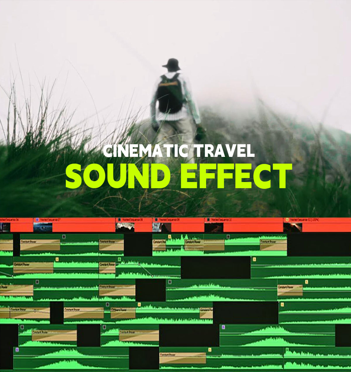 402个热门旅拍短片剪辑脚步、故障、命中、金属、立管、点击转场音效素材包 CINEMATIC TRAVEL SOUND EFFECT , sucaiwan.com