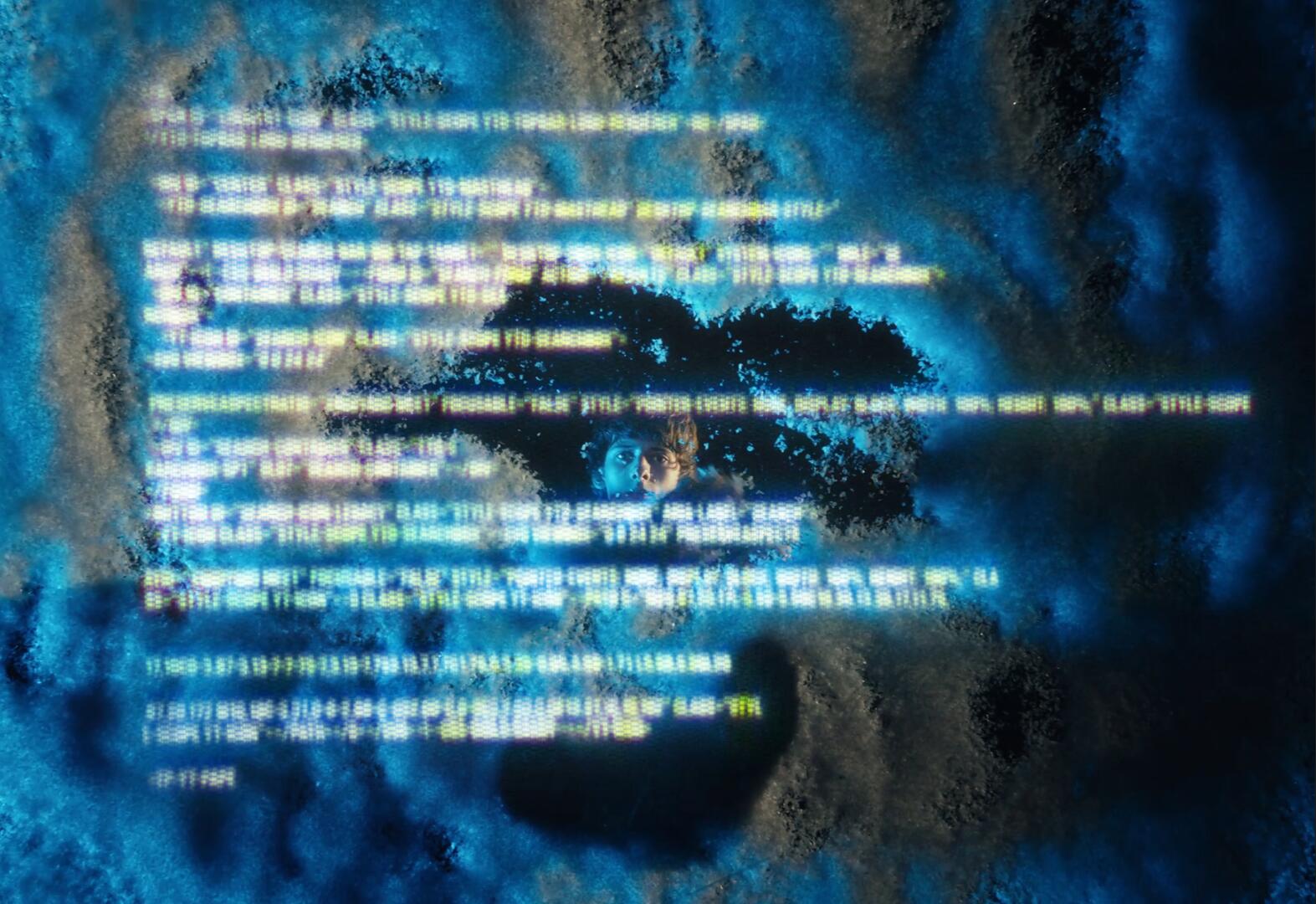 复古老式CRT美学黑客入侵数字程序代码屏幕警告视觉叠加视频素材 , sucaiwan.com