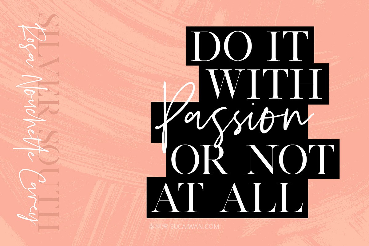 现代优雅婚礼品牌标题logo手写签名衬线字体字体家族设计素材 Silver South Font Duo , 第8张-素材湾丨精选海外优质设计素材资源 现代优雅婚礼品牌标题logo手写签名衬线字体字体家族设计素材 Silver South Font Duo , sucaiwan.com