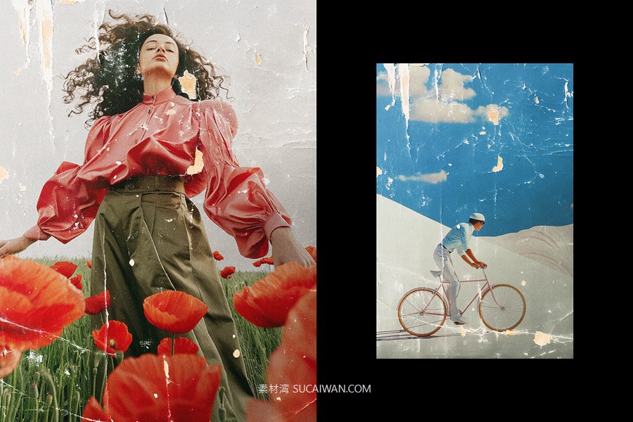 复古褶皱磨损划痕照片效果ps特效滤镜样机 Worn Cover Photo Effect , 第6张-素材湾丨精选海外优质设计素材资源 复古褶皱磨损划痕照片效果ps特效滤镜样机 Worn Cover Photo Effect , sucaiwan.com