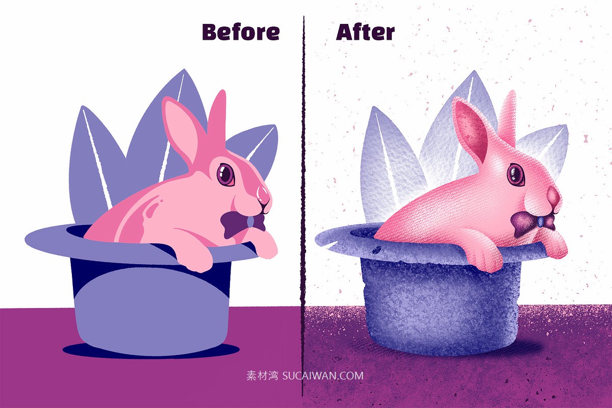 25款颗粒毛笔刷纺织布料纹理procreate笔刷/着色画笔素材包 Fade & Shade Brush Set & Tutorials , 第3张-素材湾丨精选海外优质设计素材资源 25款颗粒毛笔刷纺织布料纹理procreate笔刷/着色画笔素材包 Fade & Shade Brush Set & Tutorials , sucaiwan.com