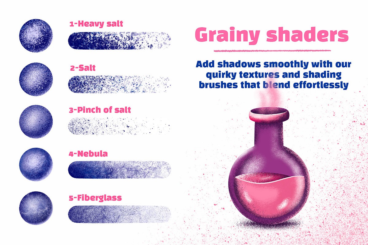 25款颗粒毛笔刷纺织布料纹理procreate笔刷/着色画笔素材包 Fade & Shade Brush Set & Tutorials , 第7张-素材湾丨精选海外优质设计素材资源 25款颗粒毛笔刷纺织布料纹理procreate笔刷/着色画笔素材包 Fade & Shade Brush Set & Tutorials , sucaiwan.com