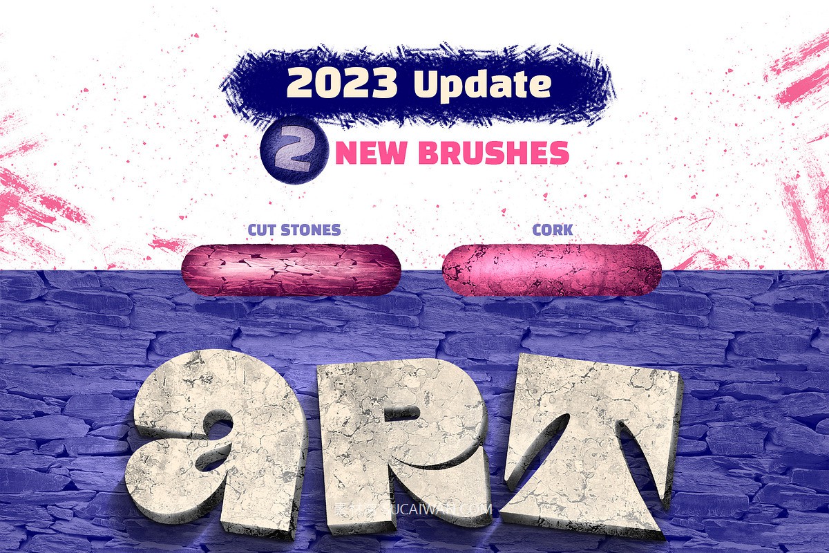 25款颗粒毛笔刷纺织布料纹理procreate笔刷/着色画笔素材包 Fade & Shade Brush Set & Tutorials , 第12张-素材湾丨精选海外优质设计素材资源 25款颗粒毛笔刷纺织布料纹理procreate笔刷/着色画笔素材包 Fade & Shade Brush Set & Tutorials , sucaiwan.com