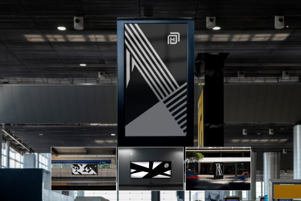 巴西城市地铁站车站电子屏幕广告牌海报设计展示效果图PSD样机模板Mockuperia – Post mockup collection 06 , sucaiwan.com